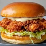 Fillet chicken burger